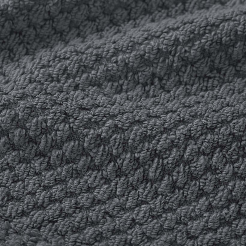 Katoenen badstof handdoek / badhanddoek Micro Pure - grafiet