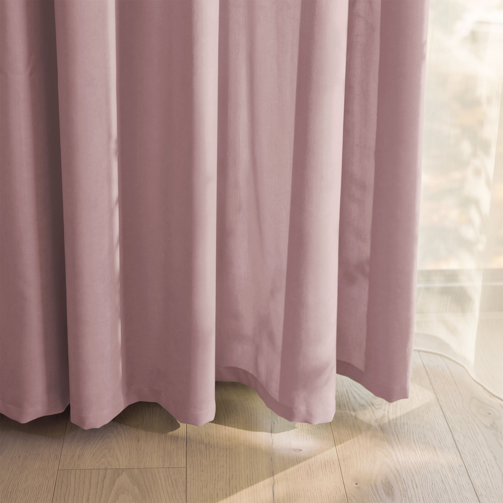 Decoratief gordijn Marbella - oudroze