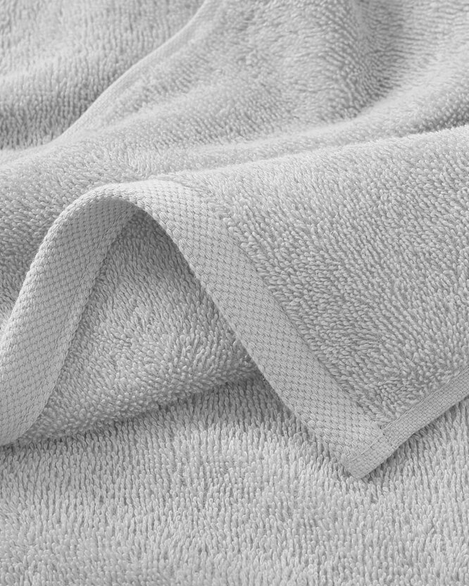 Kinder badstof handdoek - Kleurrijke tractoren op grijs