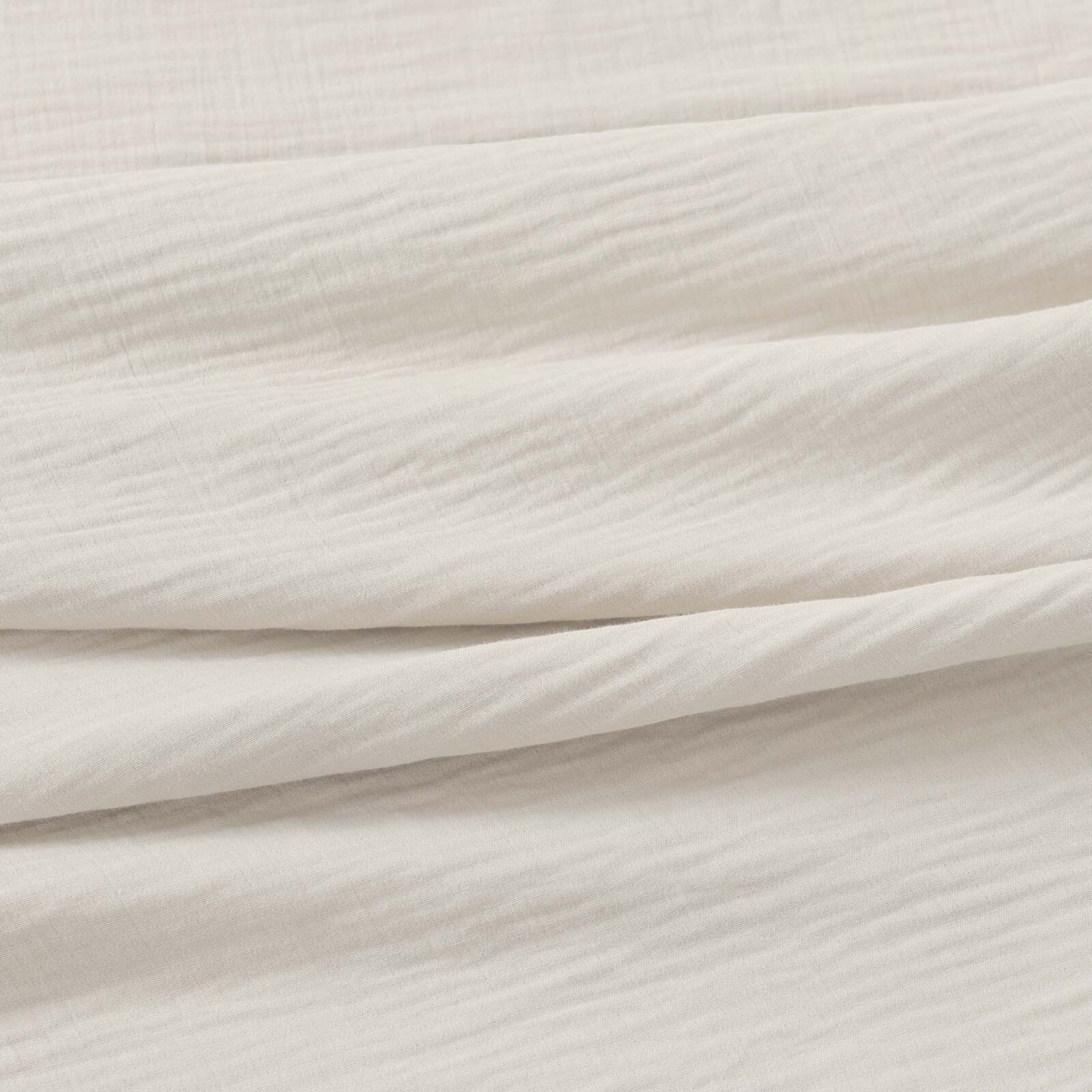 Mousseline stof - naturel