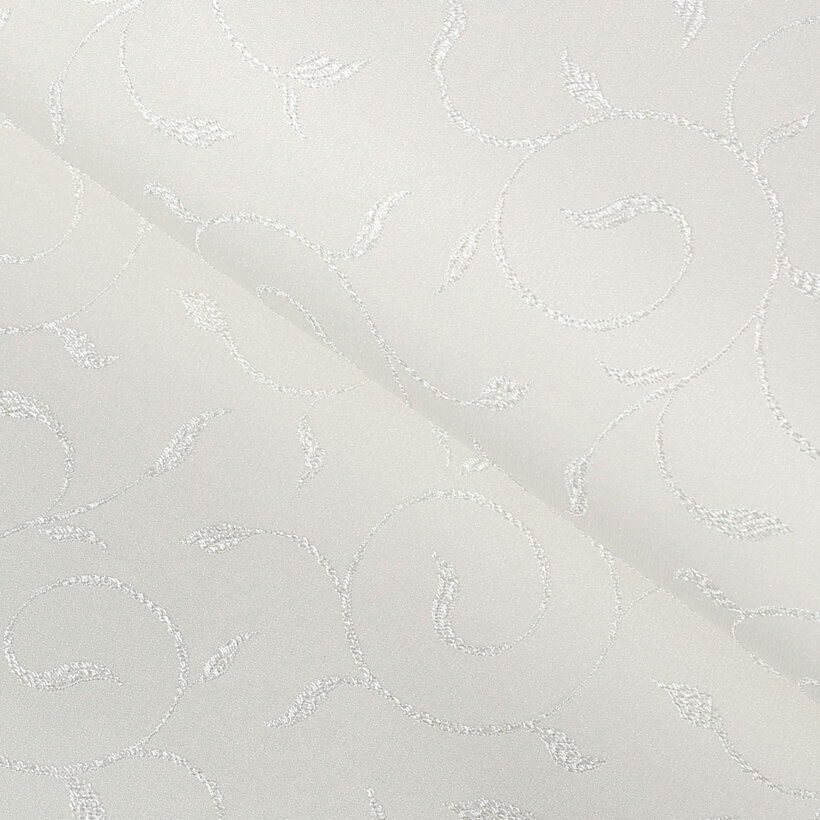 Tafelstof met tefloncoating - crème met grote ornamenten