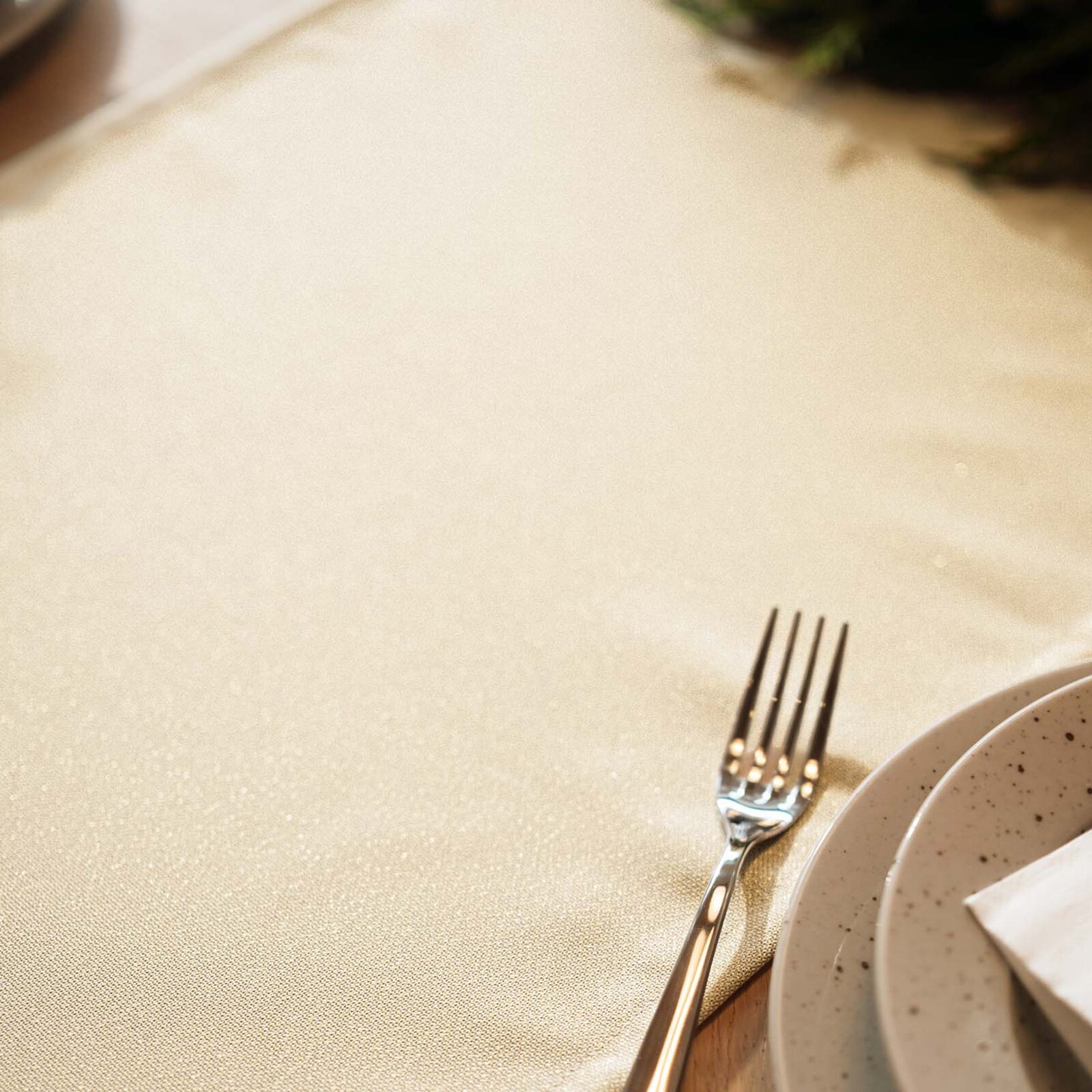 Exclusieve tafelloper - goud met glitters