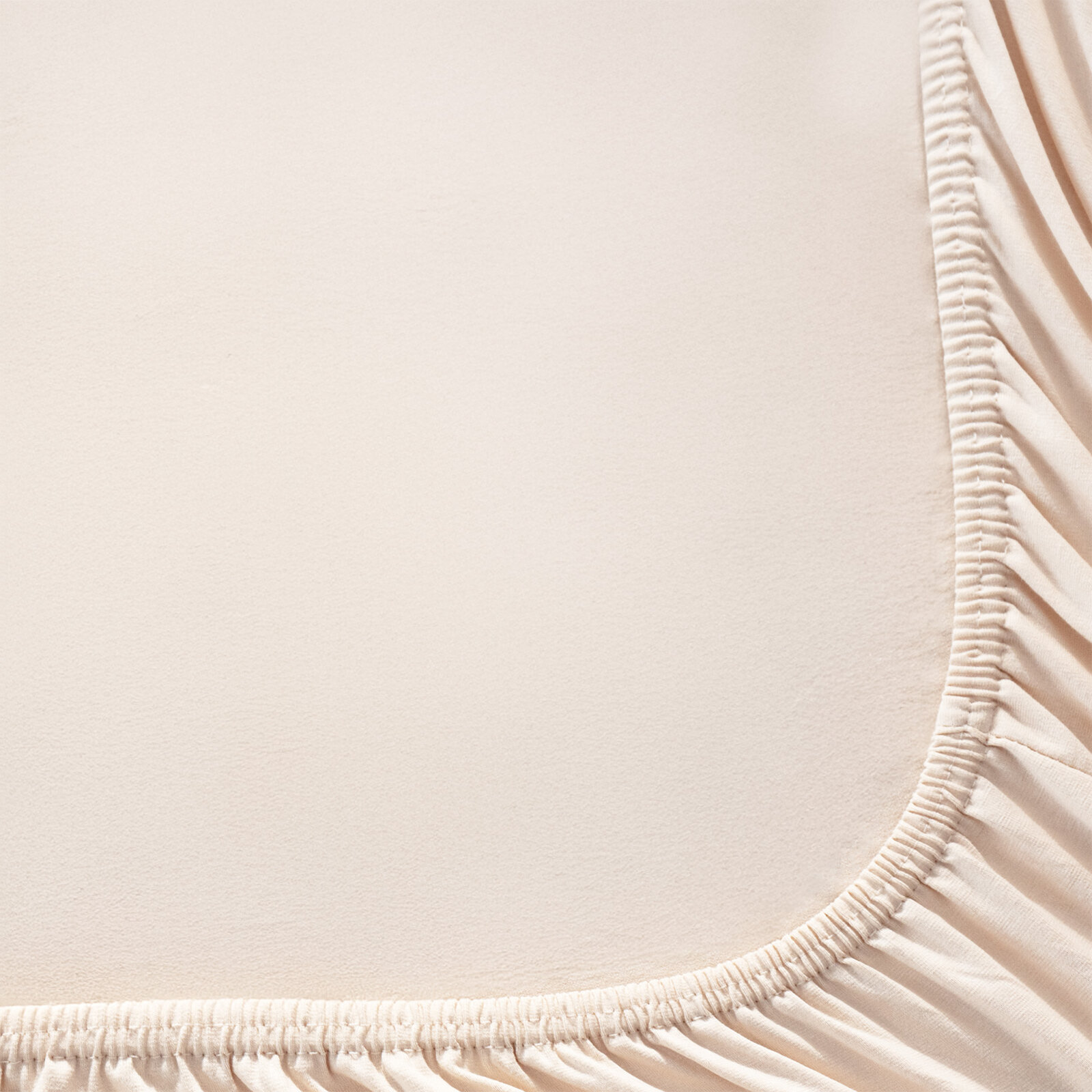 Jersey elastisch laken - beige