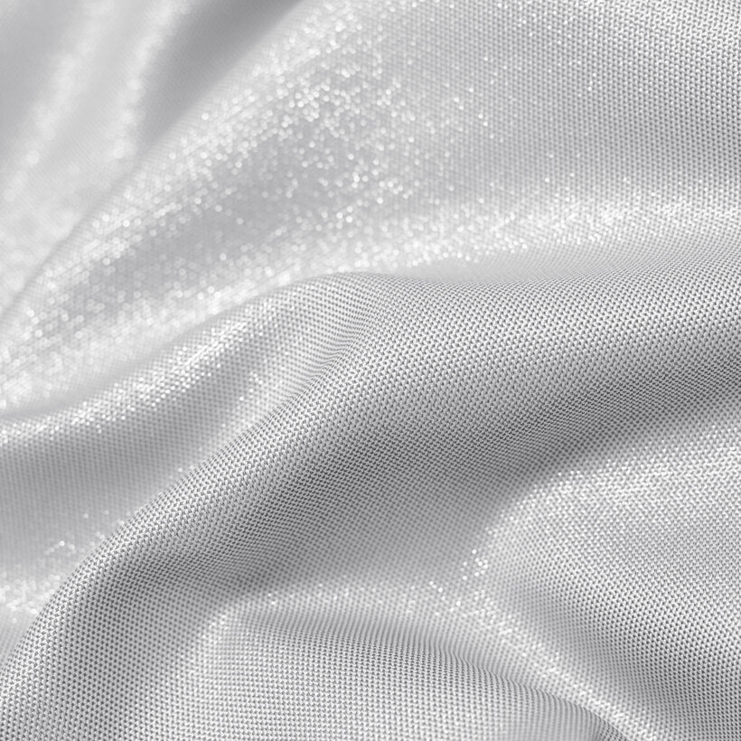 Exclusieve tafelloper - zilver met glitters