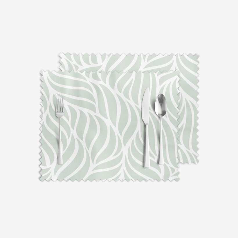 Tafelplacemat teflon - Salie lijnen - set 2 stuks