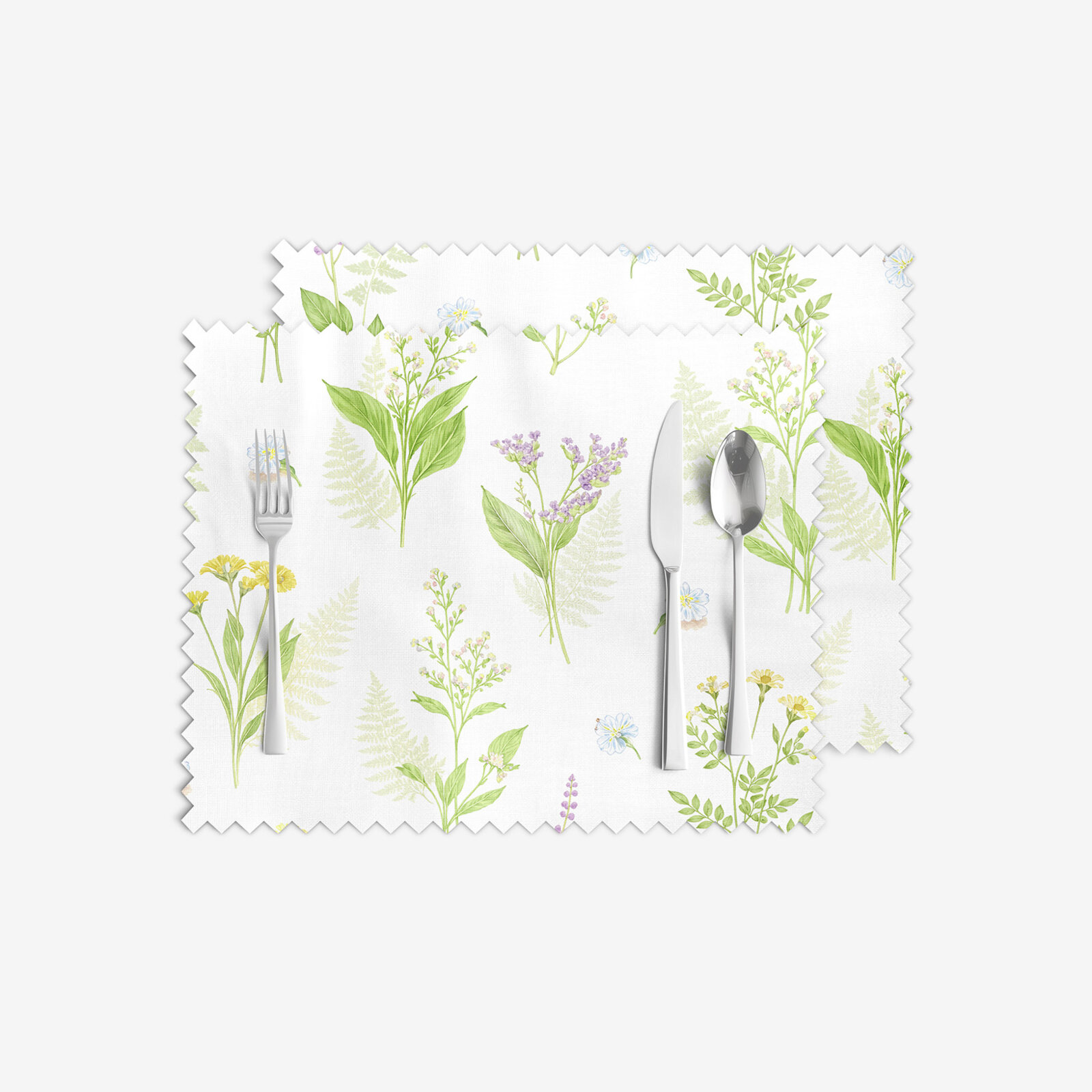 Tafelplacemat teflon - Bosbloemen - set 2 stuks