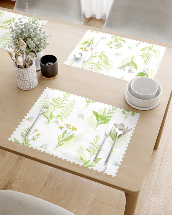 Tafelplacemat teflon - Bosbloemen - set 2 stuks