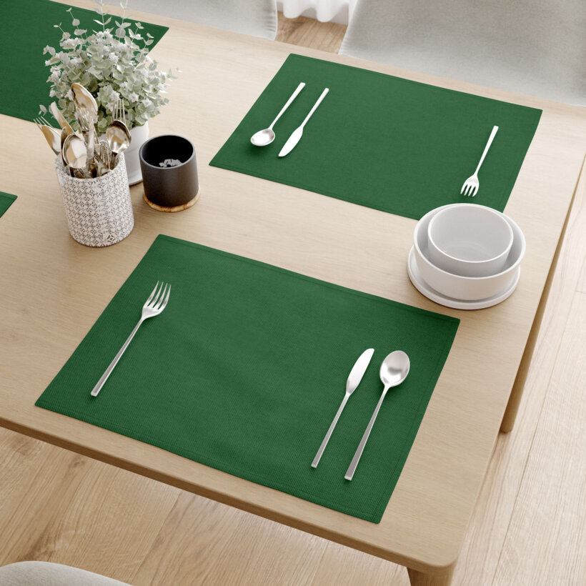 Placemat voor de tafel Malaga - donkergroen - set 2 stuks