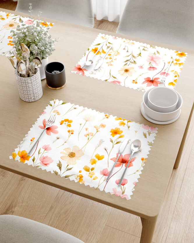 Teflon tafelplacemat - Bloemenparadijs - set van 2 stuks
