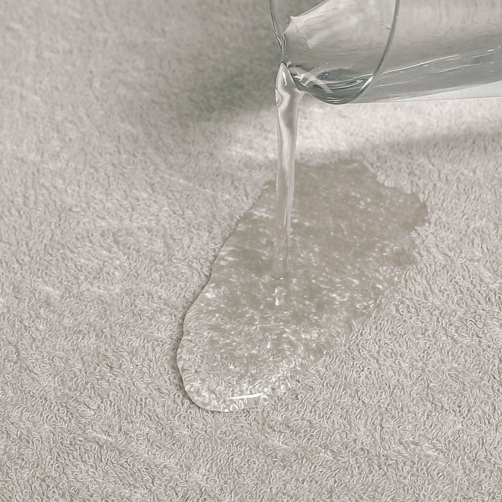 Waterdicht badstof hoeslaken - grijsbruin