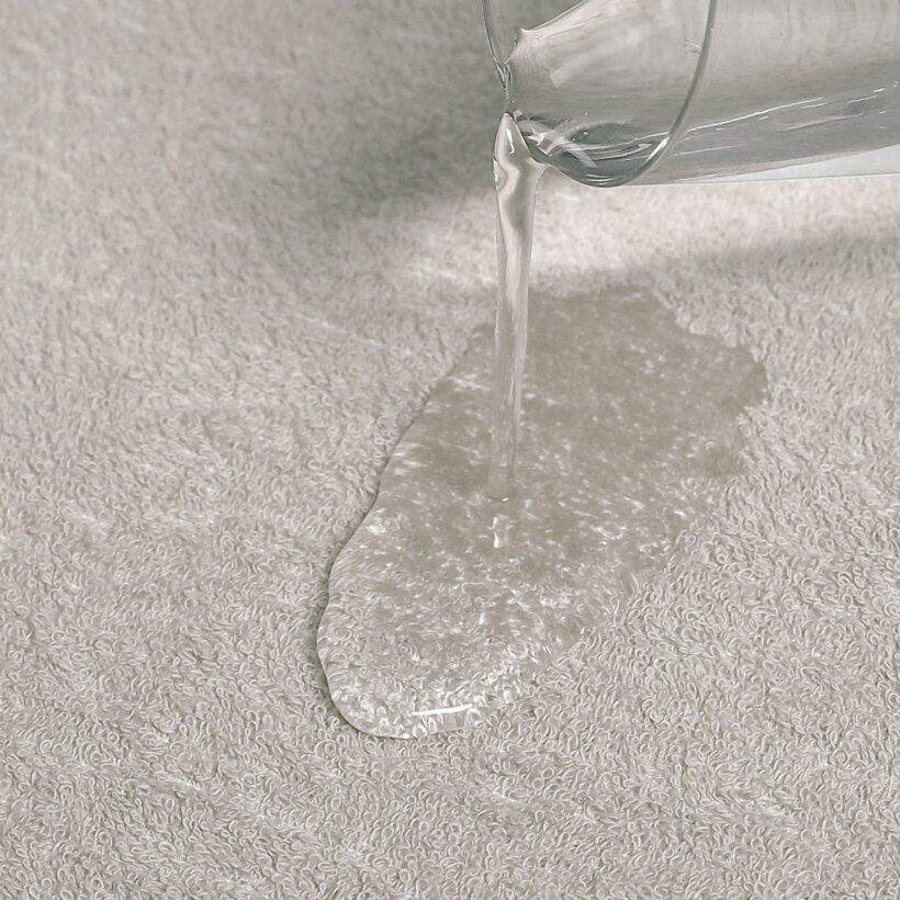 Waterdicht badstof hoeslaken - grijsbruin