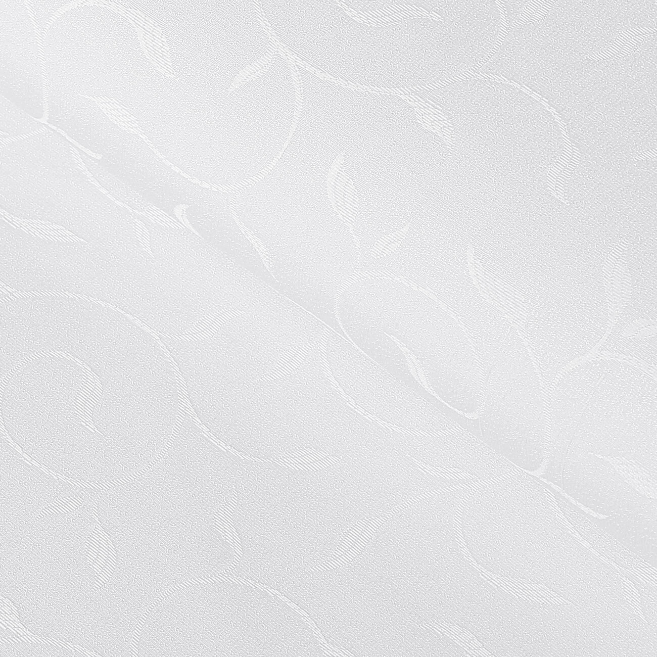 Tafelstof met tefloncoating - wit met grote ornamenten