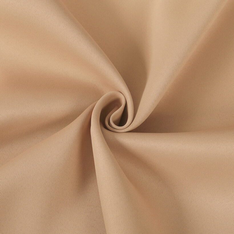 Verduisterende stof Blackout met satijnglans - goudkleurig beige