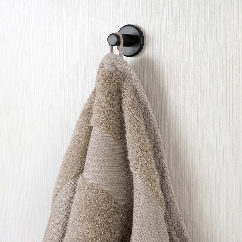 Bamboe handdoek/badhanddoek - grijsbruin