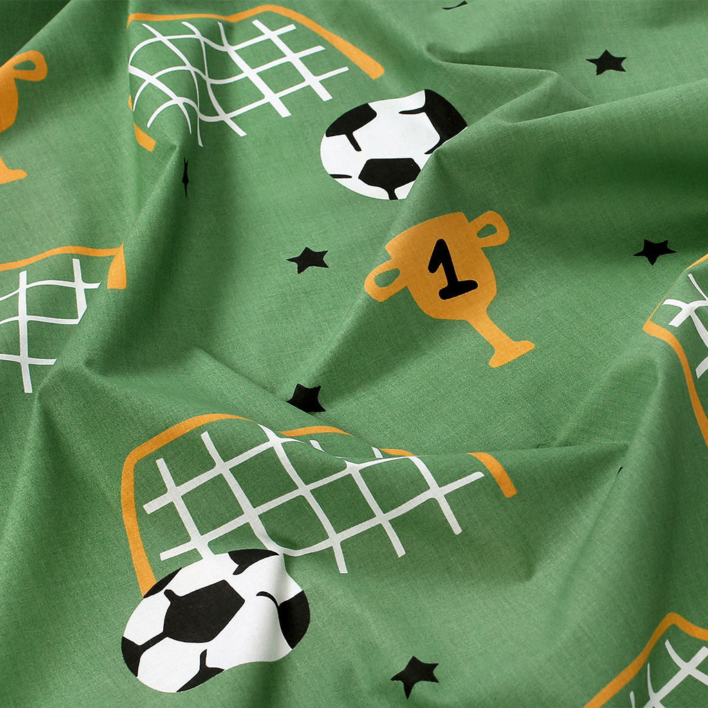 Katoenen kussensloop voor kinderen - Voetbalwereld