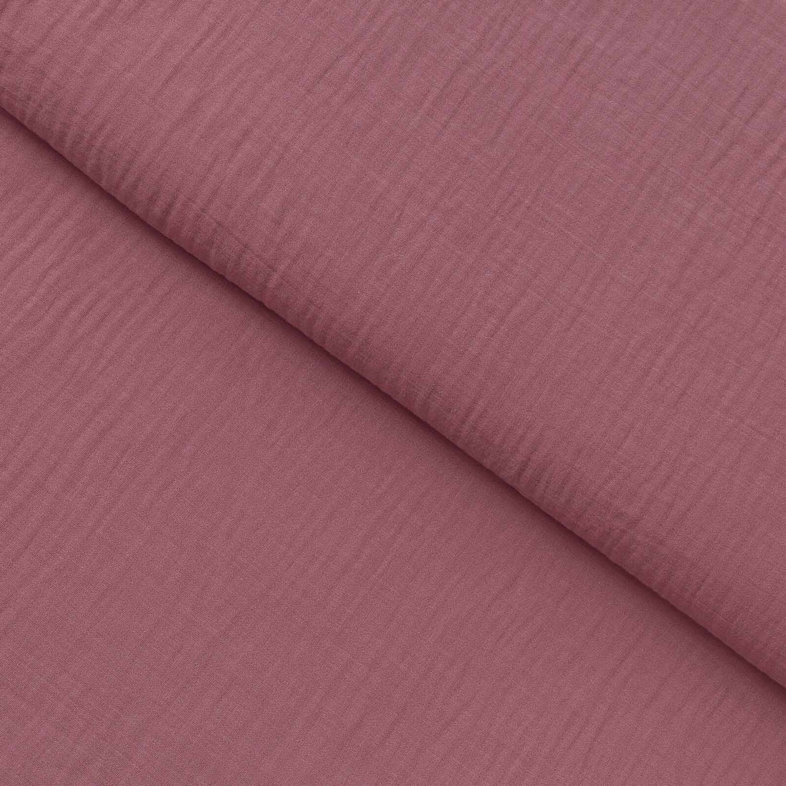 Mousseline stof - pastel wijnrood