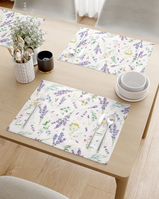 Tafelplacemat Valencia - Lavendeltuin - set 2 stuks