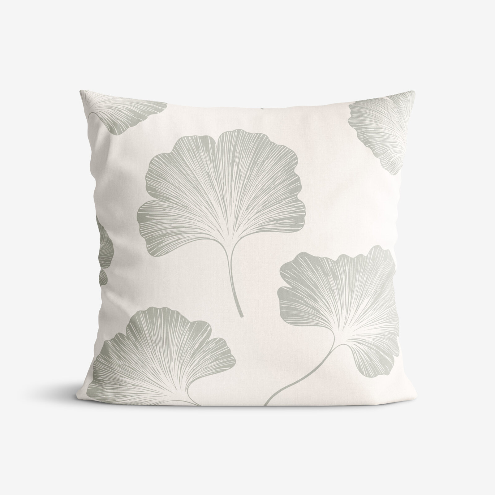 Katoenen kussensloop - Bladeren ginkgo