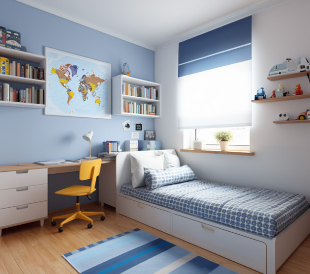 Hoe richt je een praktische en speelse kamer voor een jongen in?