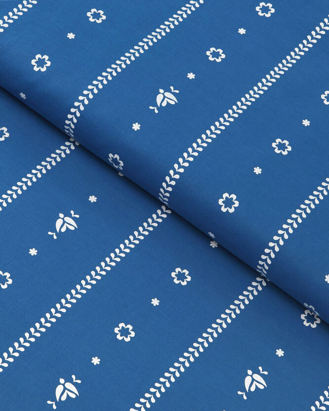 Katoen renforcé - Na mú dušu op blauw