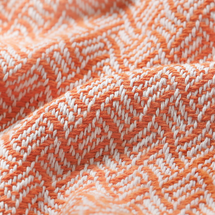 Katoenen deken Orient - oranje