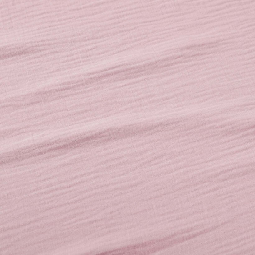Mousseline stof - pastel roze