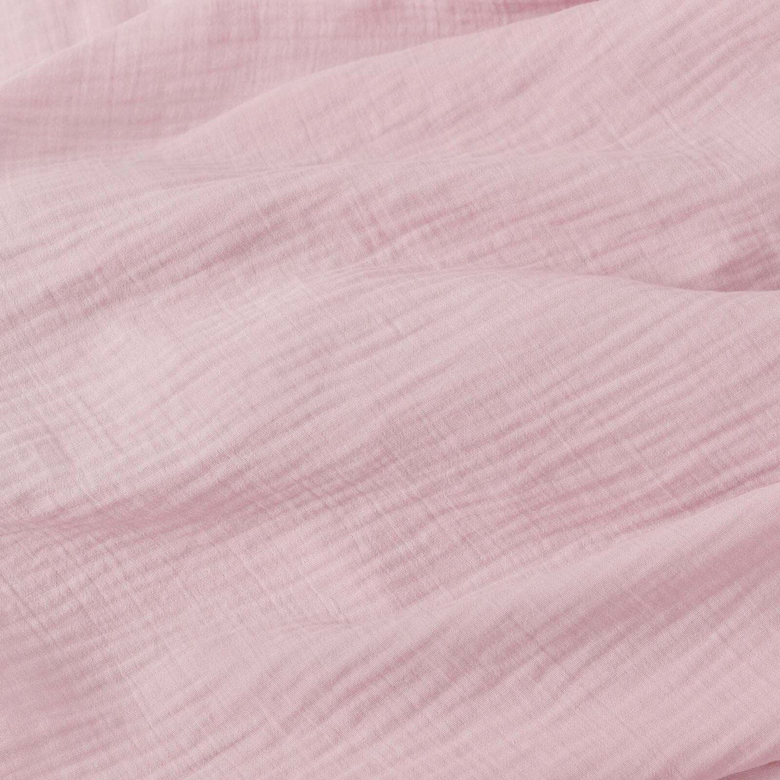 Mousseline stof - pastel roze