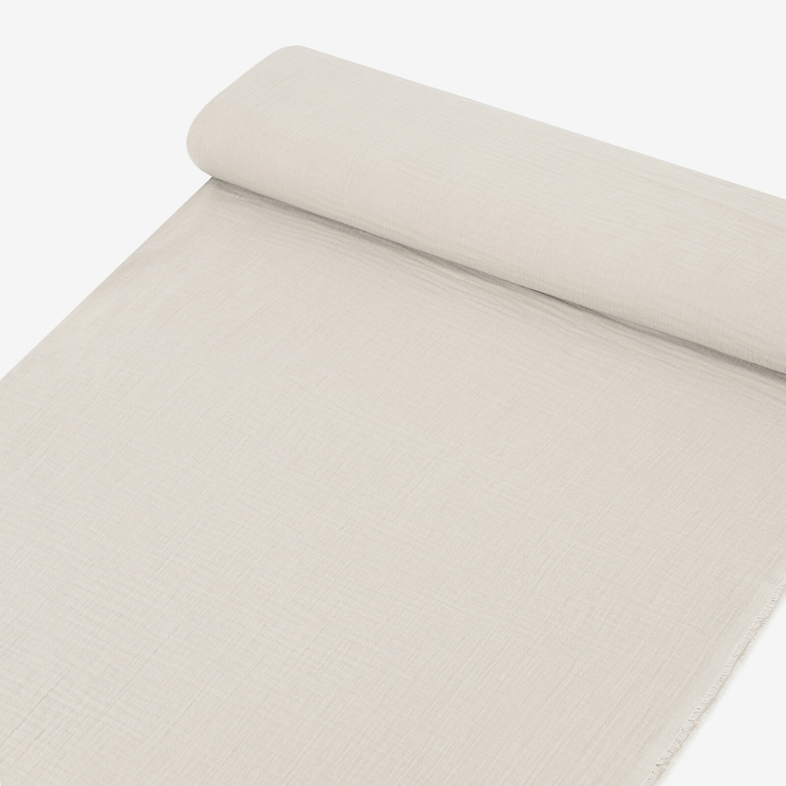 Mousseline stof - naturel
