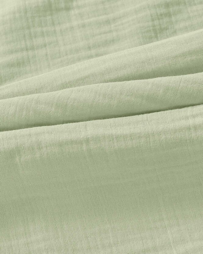 Mousseline stof - licht saliegroen