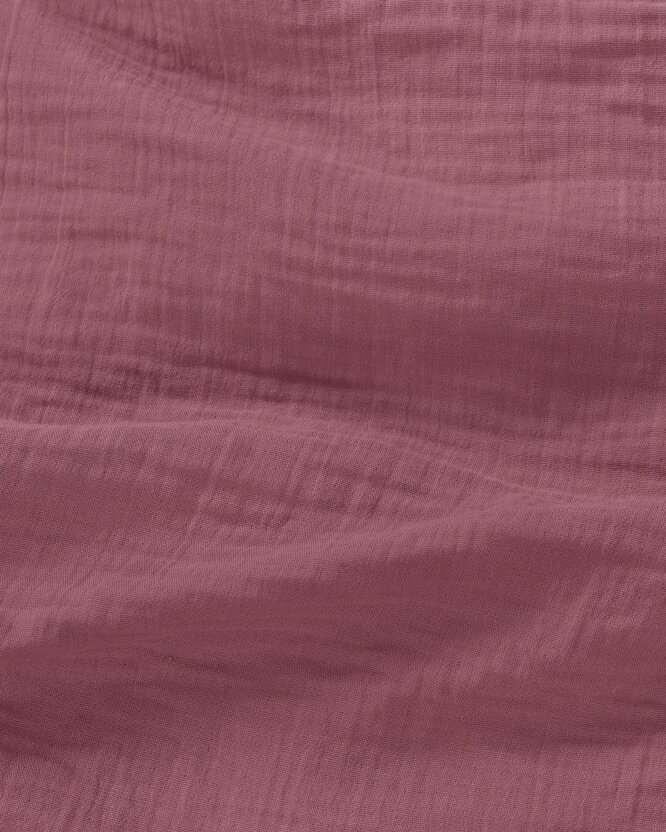 Mousseline stof - pastel wijnrood