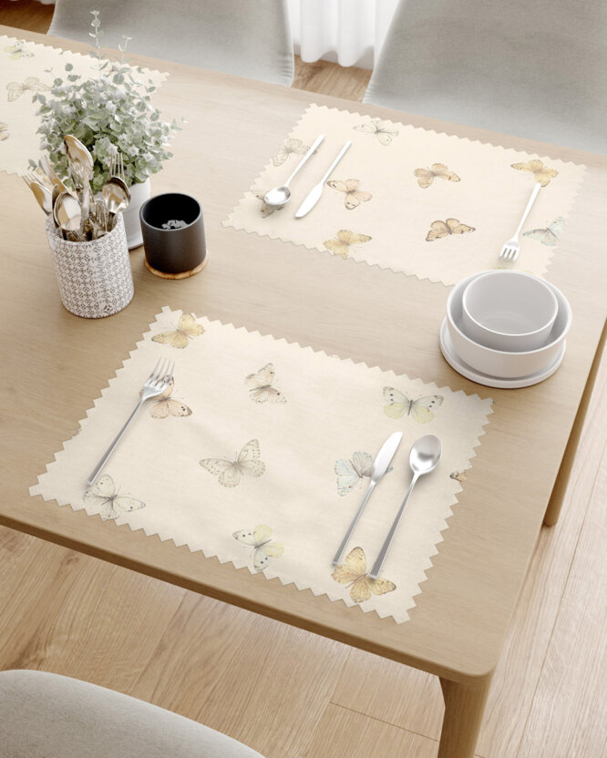Teflon tafelplacemat - Vlinders - set 2 stuks