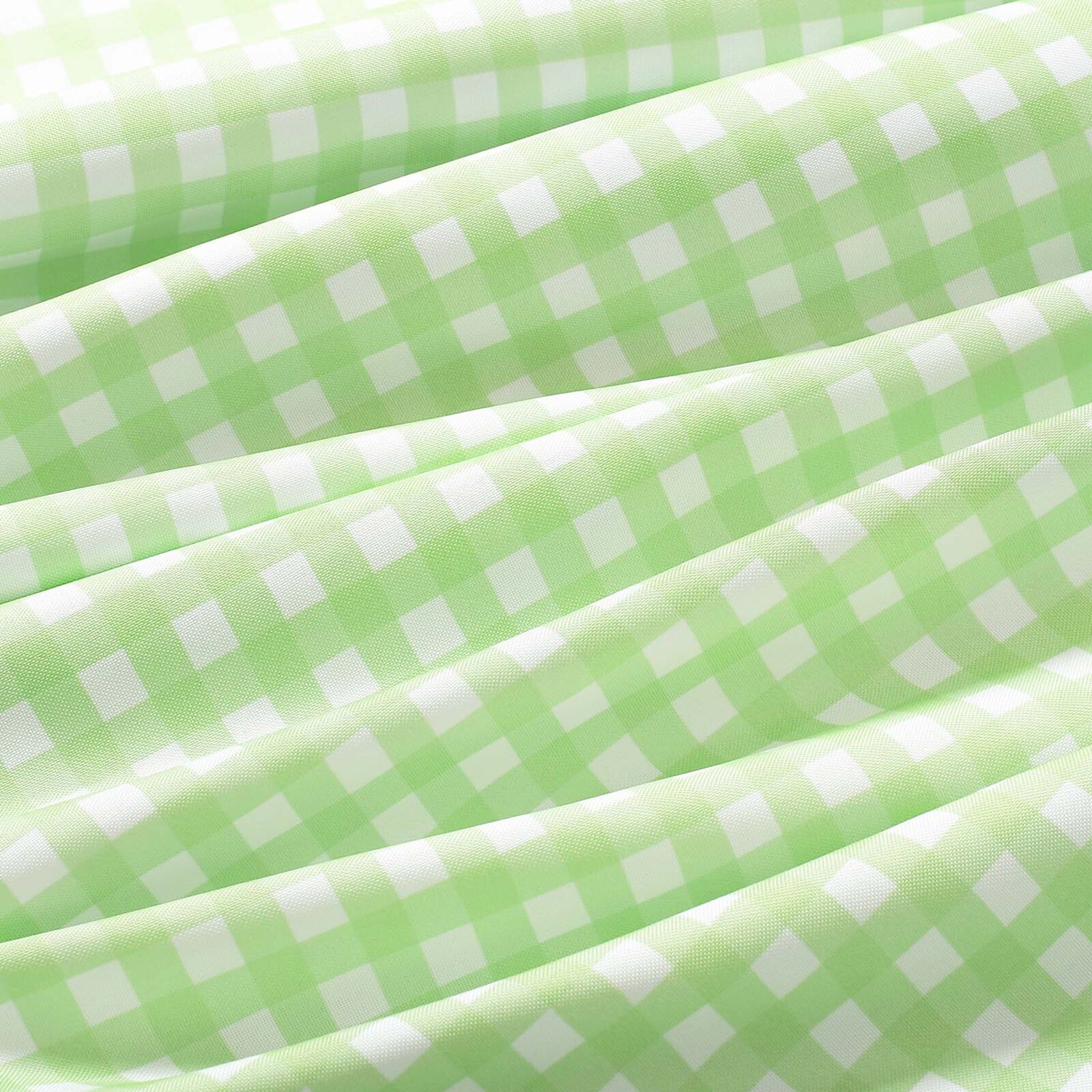 Decoratief gordijn Luca - Groene ruitjes