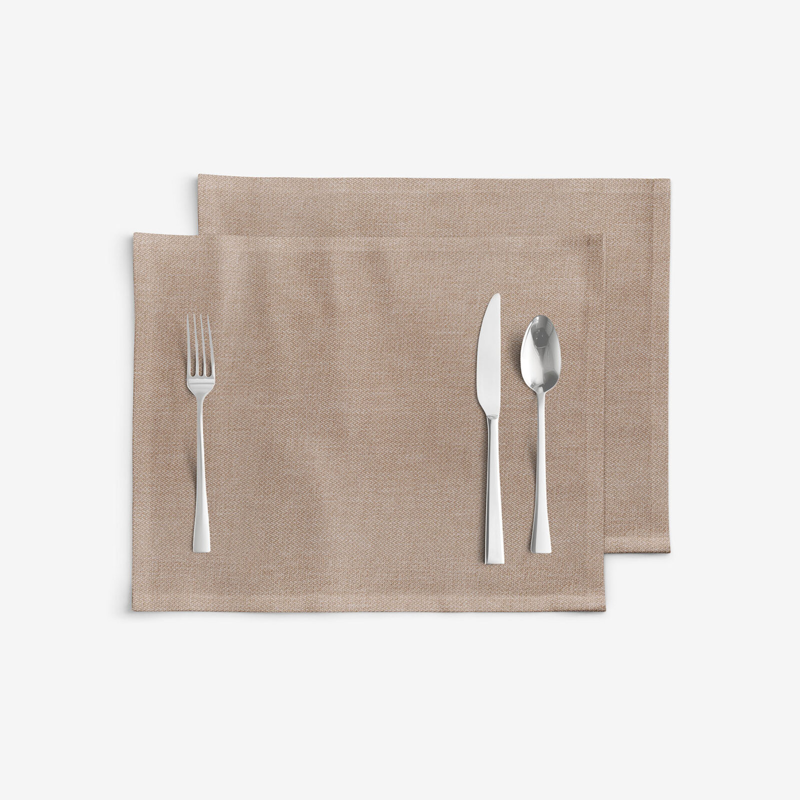 Tafelplacemat Peru - latte - set 2 stuks