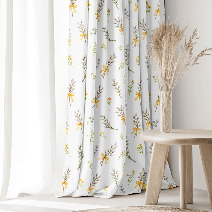 Lente decoratief gordijn Luca - Poesjes