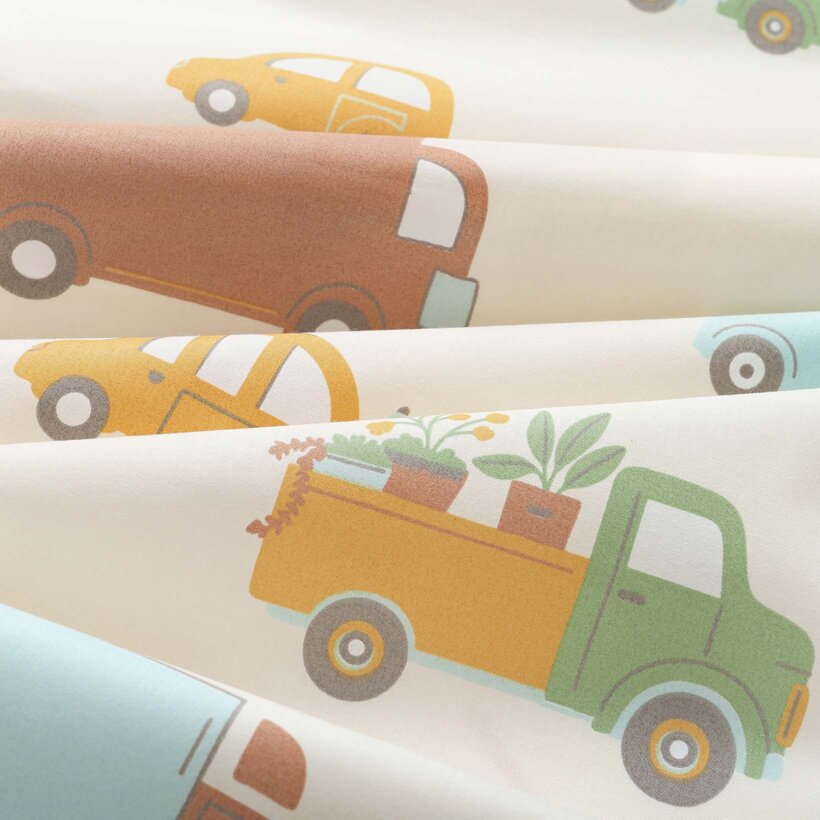Katoenen hoeslaken voor het babybedje - Autowereld