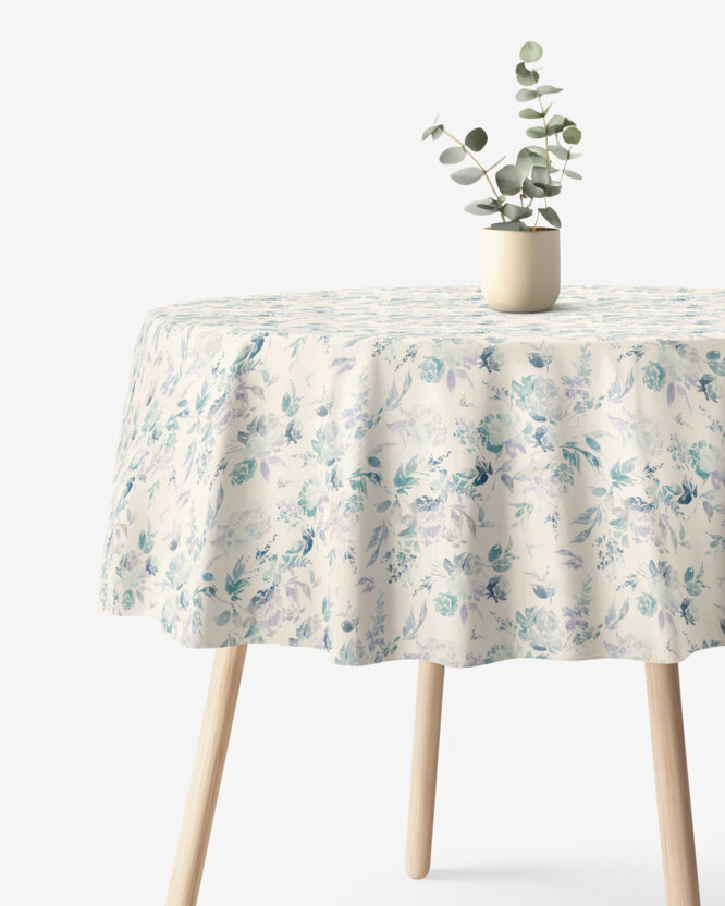 Rond tafelkleed Valencia - Plantenprints