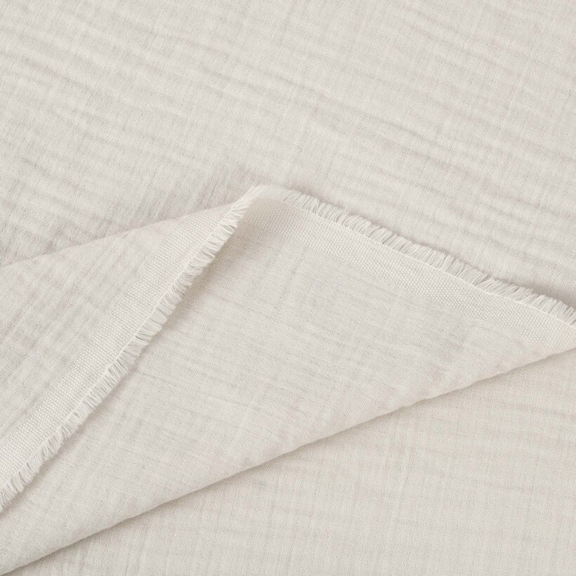 Mousseline stof - naturel