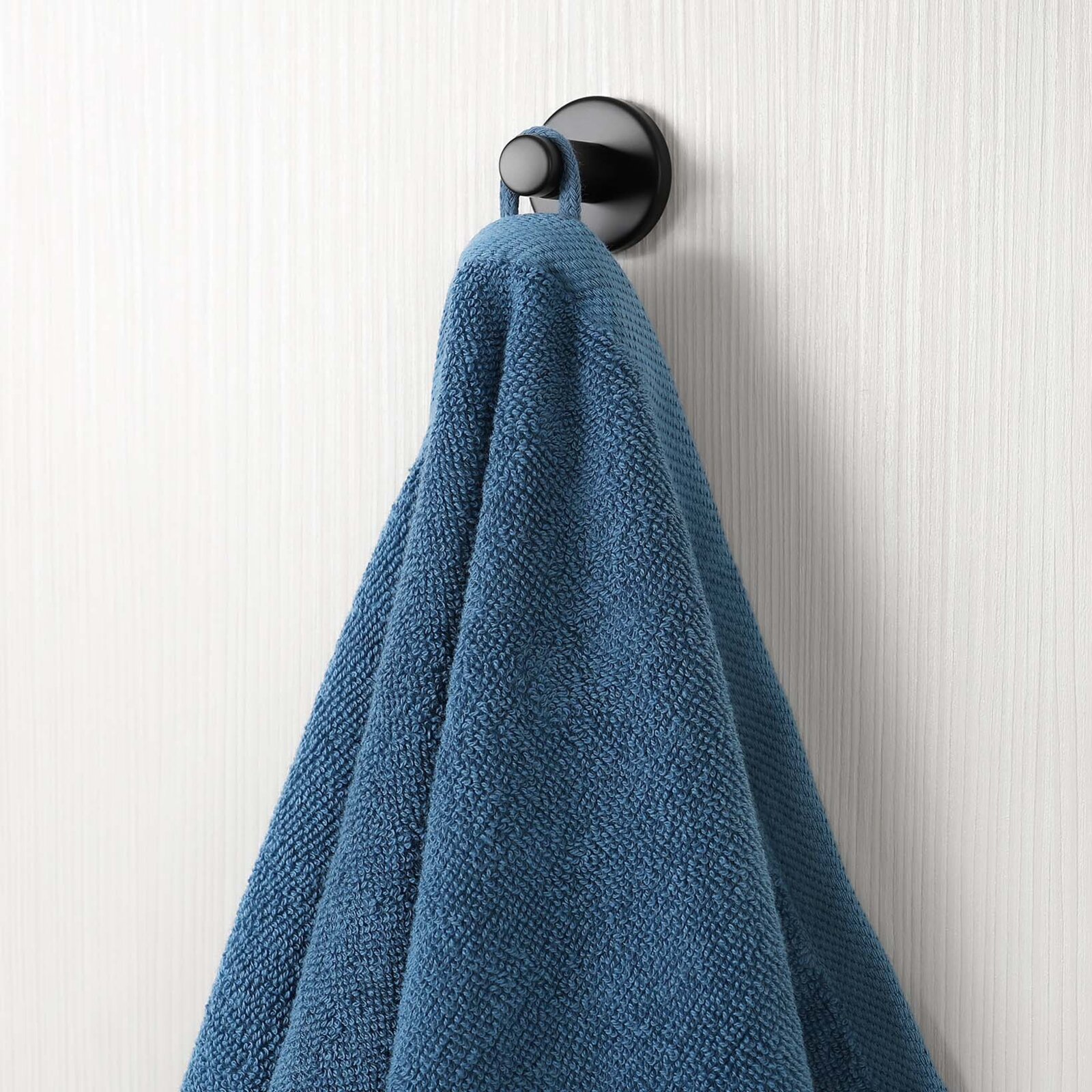 Katoenen badstof handdoek / badhanddoek Soft zonder boord - petrol
