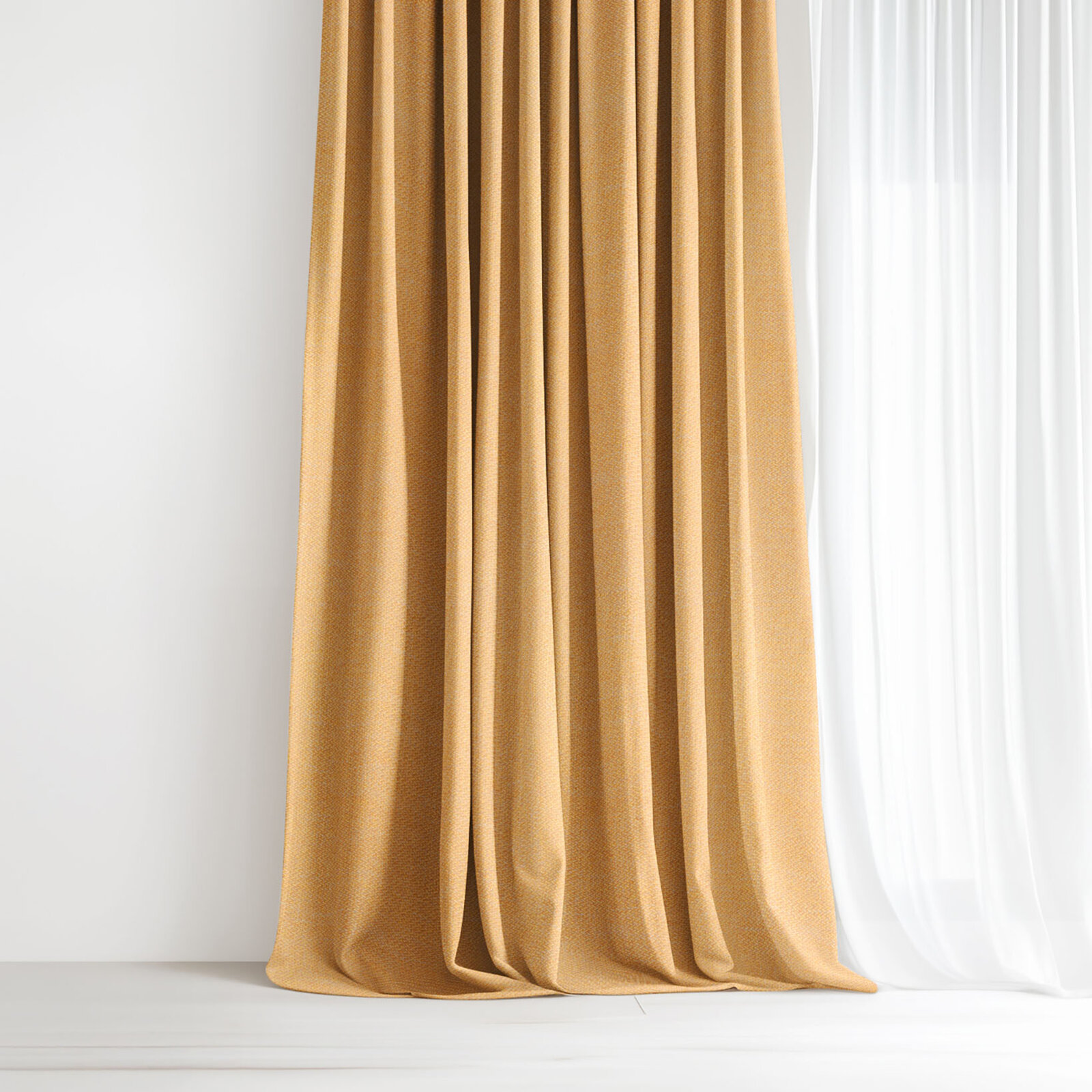 Decoratief gordijn Peru - goud