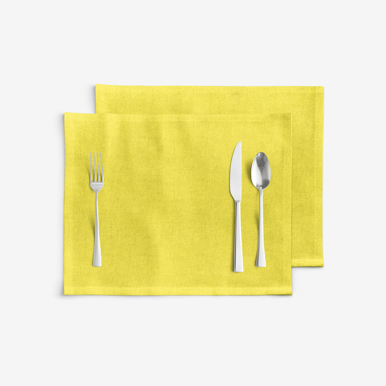 Placemat voor de tafel Malaga - lime - set 2 stuks