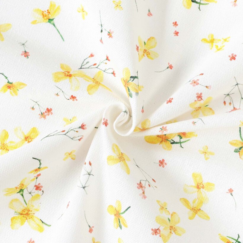 Decoratiestof Valencia - Narcissenbloemen
