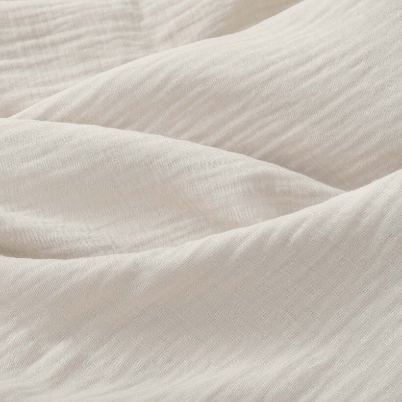 Mousseline stof - naturel
