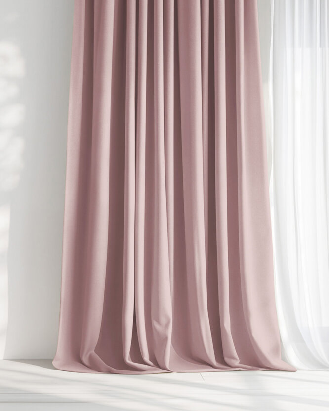 Decoratief gordijn Marbella - oudroze