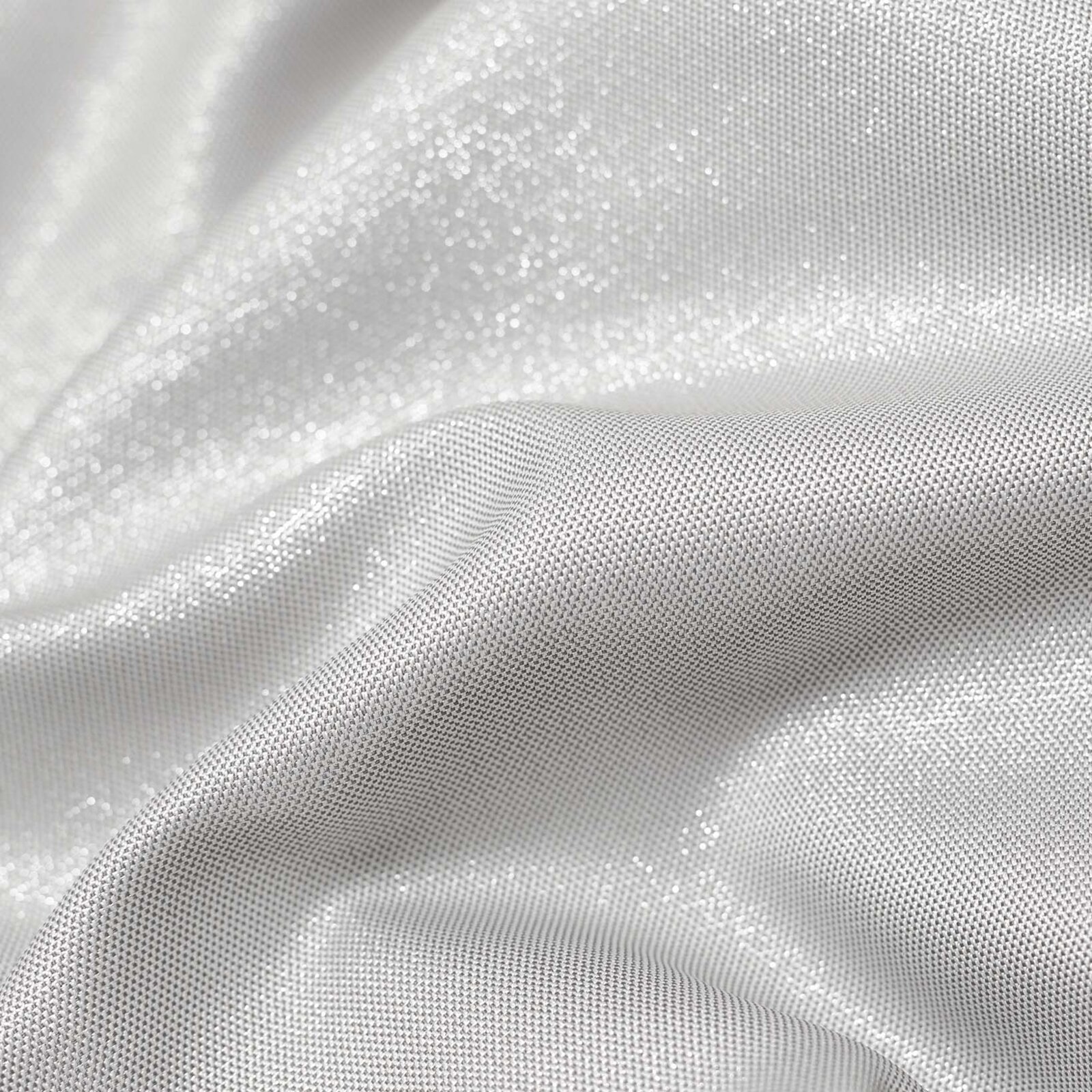 Decoratieve exclusieve stof - zilver met glitters