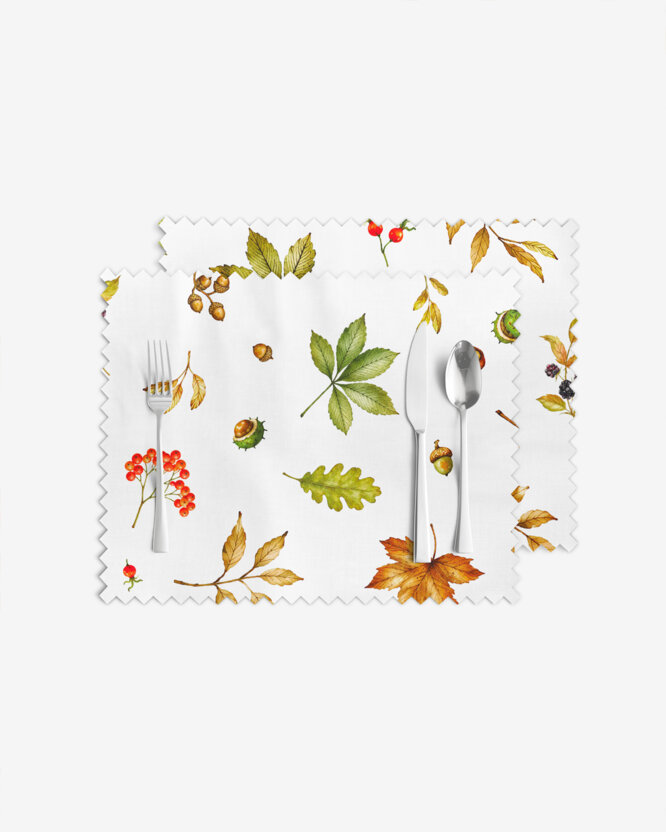Teflon placemat voor op tafel - Herfstmagie - set 2 stuks