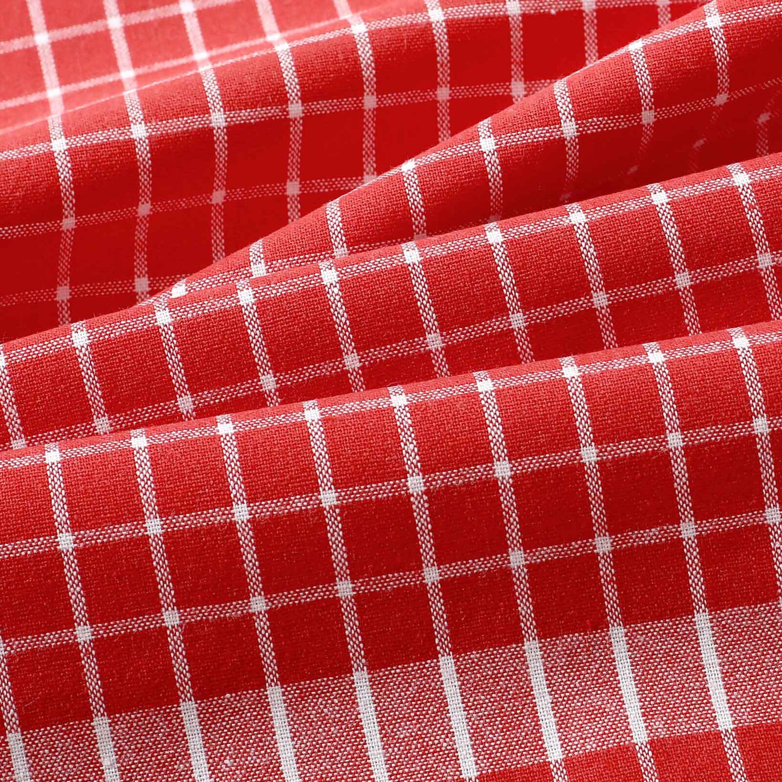 Keuken katoenen theedoek - Rood ruitpatroon