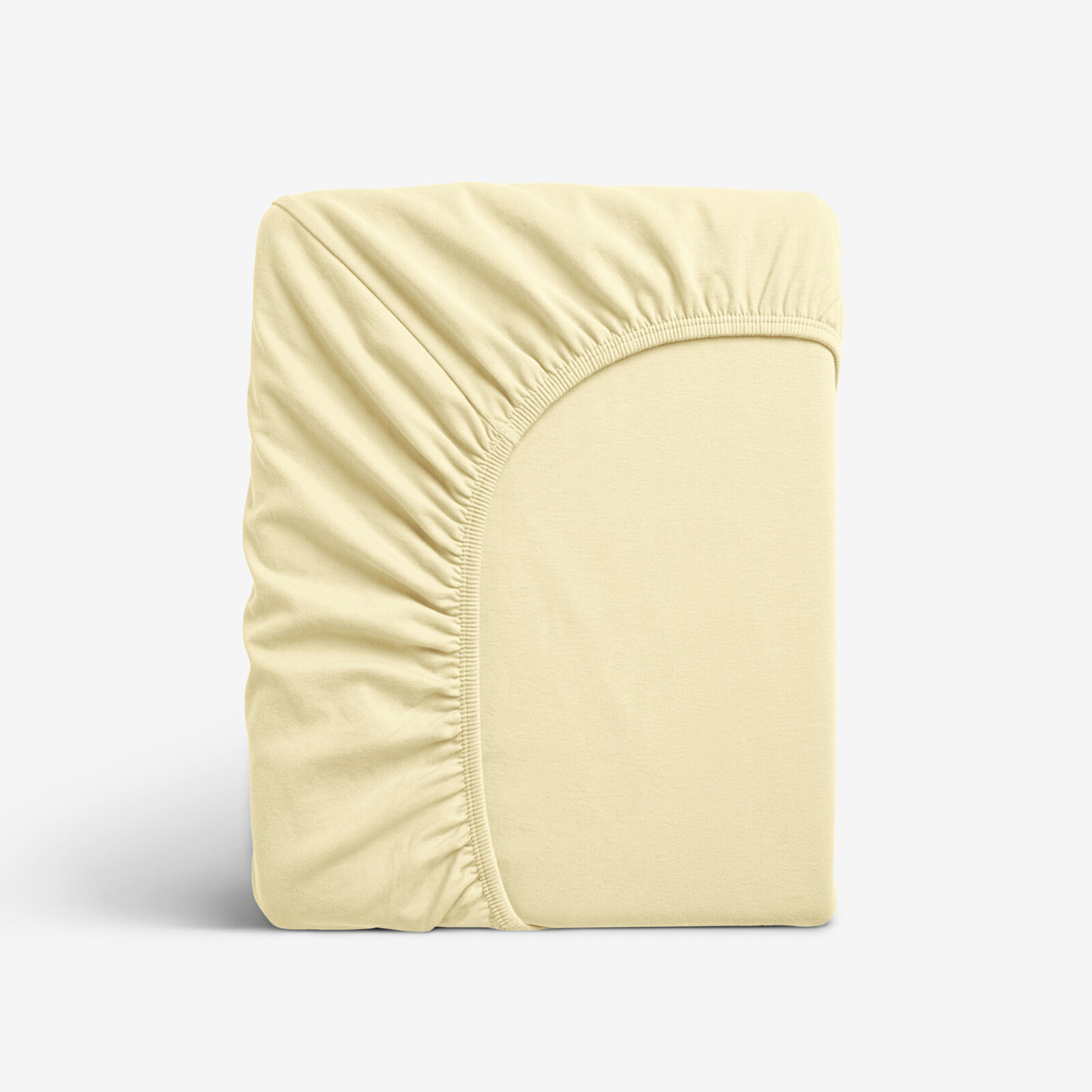 Jersey elastisch laken - banaan