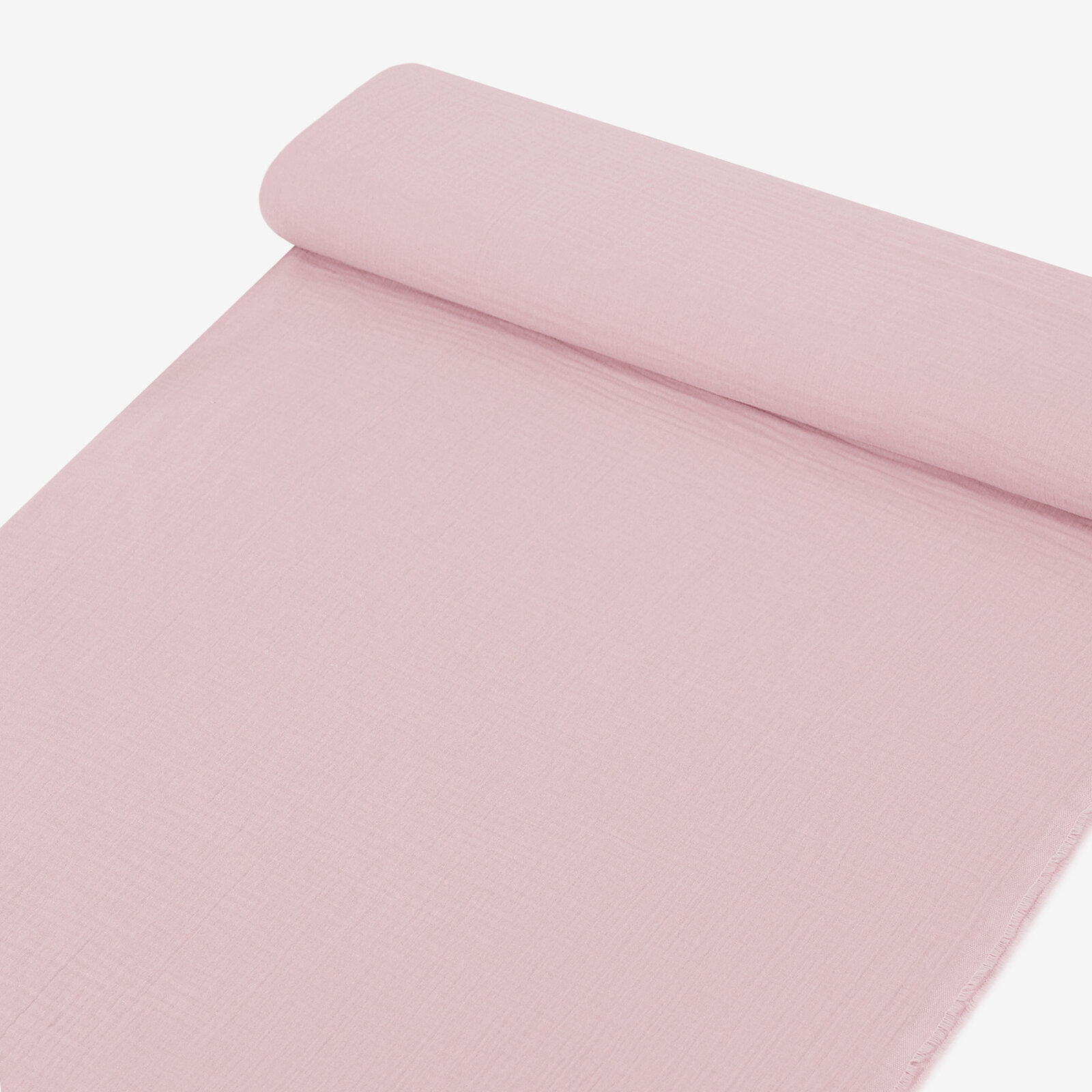 Mousseline stof - pastel roze