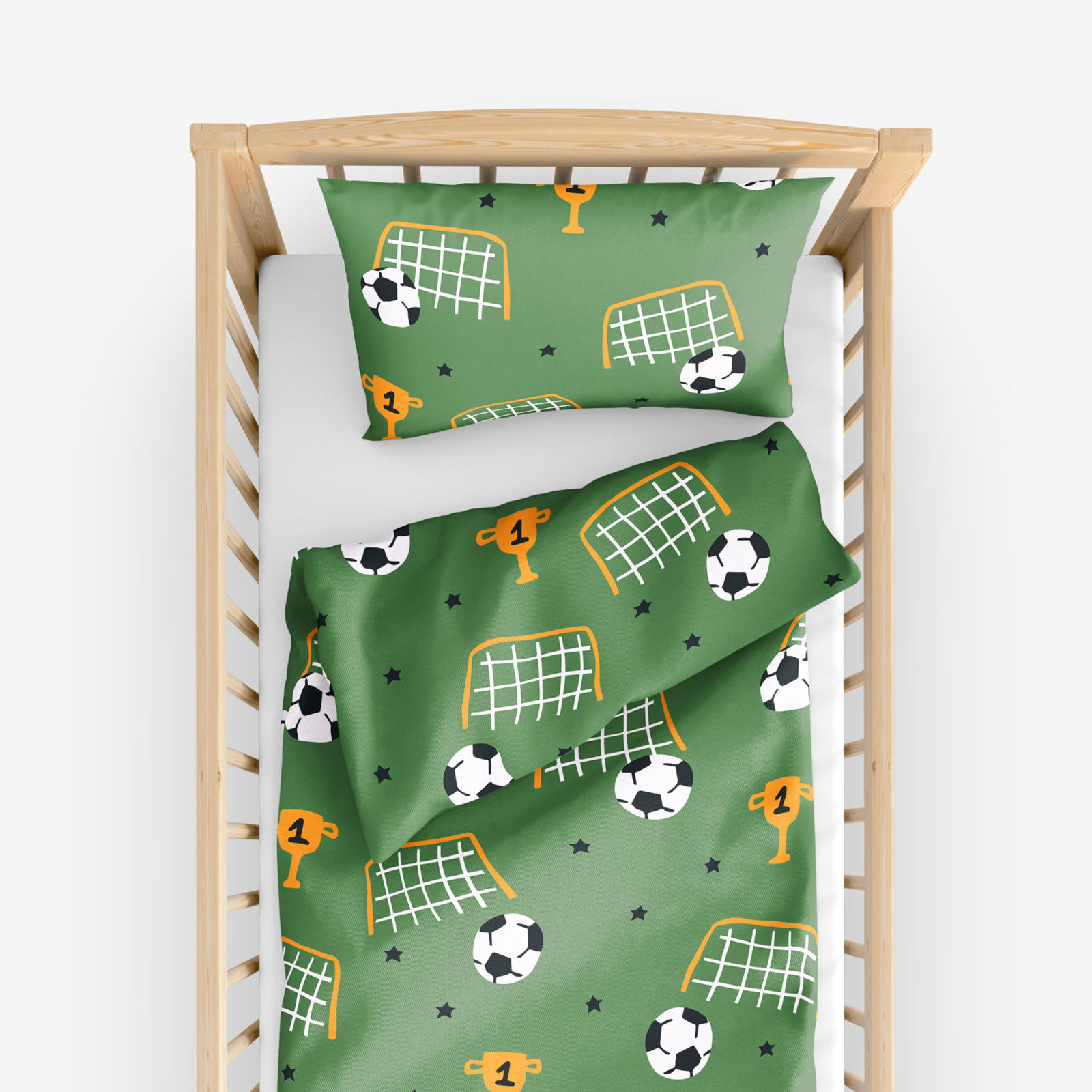 Katoenen beddengoed voor het ledikantje - Voetbalwereld