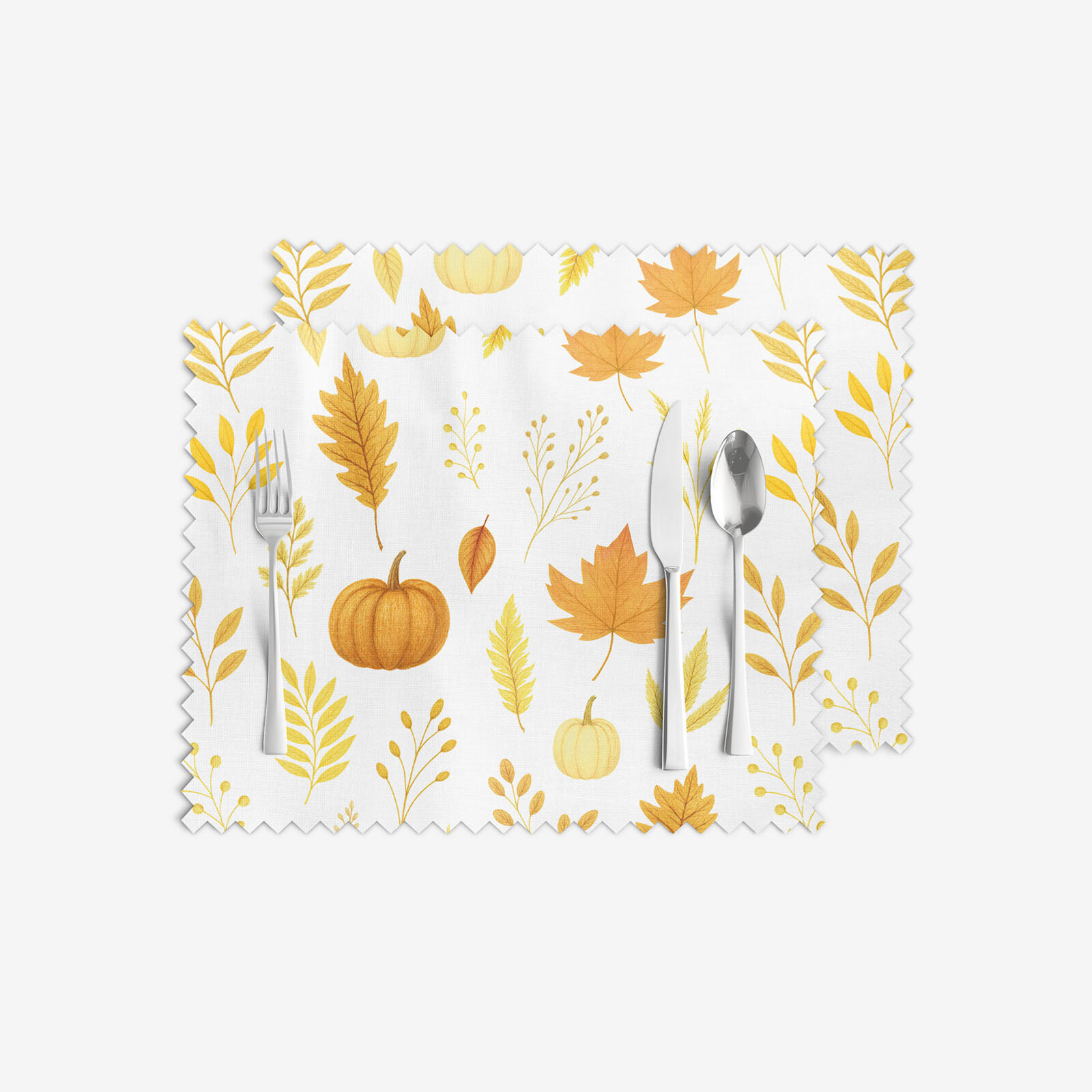 Teflon placemat voor op tafel - Herfstgeur - set 2 stuks